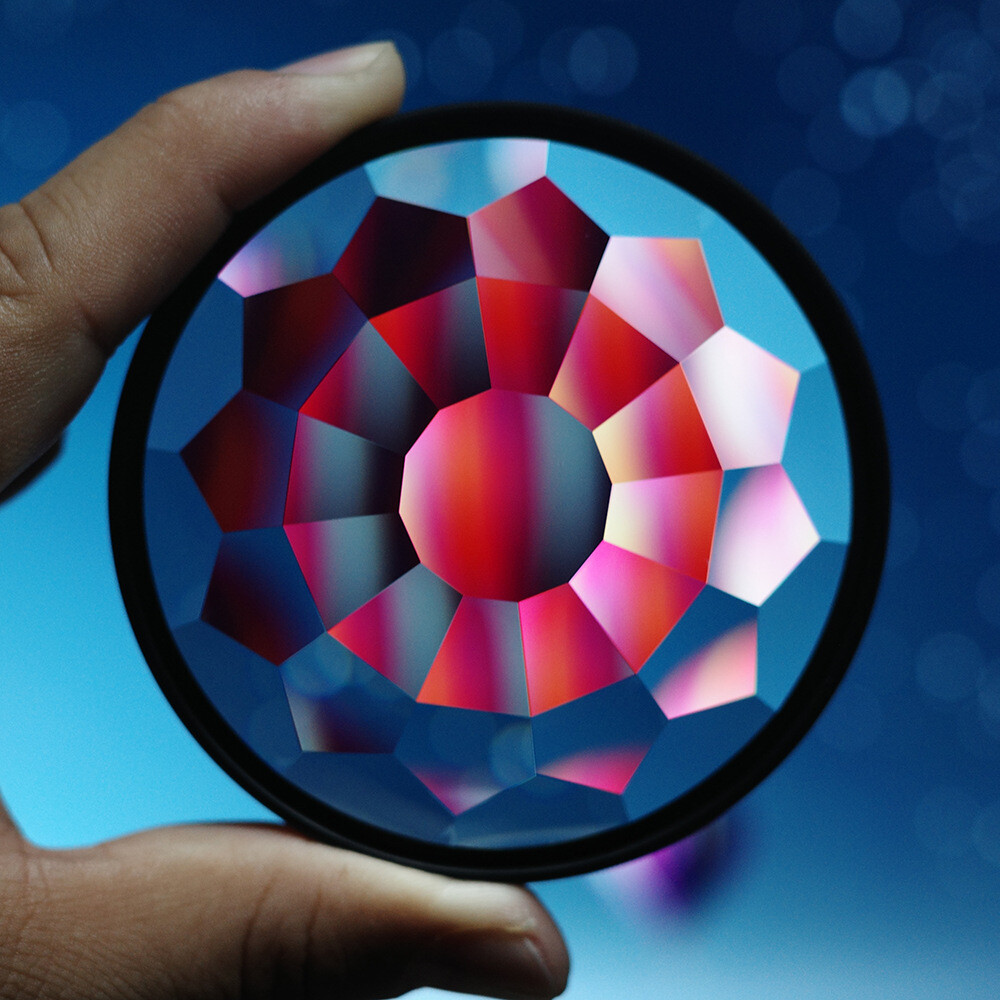 Foreground blur Boken Kaleidoscope Glass Prism Special