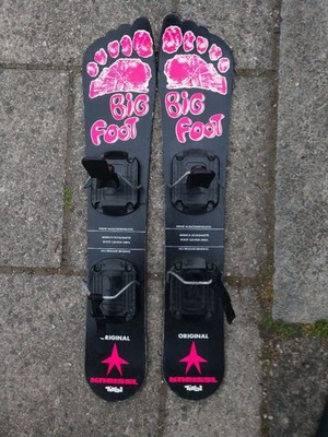 Kneissl Big Foot Ski Kurzski Figl Snowblades 60cm Schwarz Rosa Bigfoot