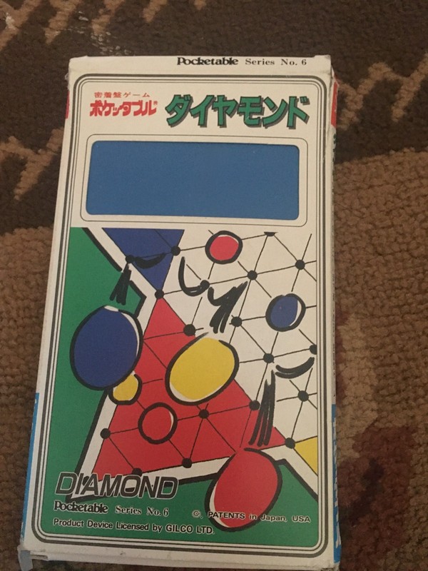 Vintage early 1980s magnetic board Game Chinese Checkers Set Japan