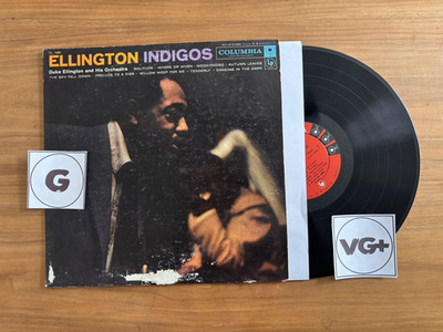 Duke Ellington- Ellington Indigos Columbia CL 1085 Mono 6-Eye Lp Vinyl VG+