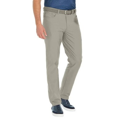 Greg Norman Men's Classic 5 Pocket 4-Way Stretch Pant, Green, 40x29