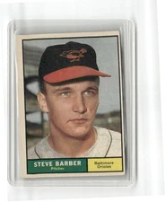 1961 Topps #125 Steve Barber EX - NM