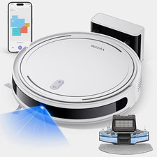 Vyzzle Robot Vacuum D10 Ideal for Pet Hair and Hard Floors, App/Alexa Control