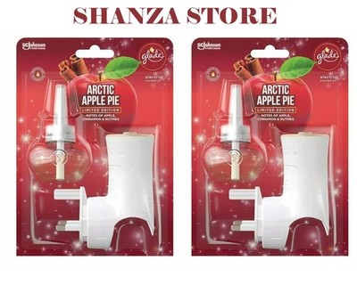 2 x Glade Elektrischer Halter + 20ml Nachfüller Arctic Apple Pie Lufterfrischer Duft