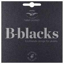 AQUILA B-BLACKS UKULELE STRINGS - TENOR SET - HIGH G TUNING - GCEA - 182U
