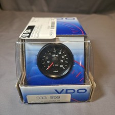Vintage Vdo Cockpit Tachometer 8k Rpm X100 Made In Germany In Box 333 95 G1n