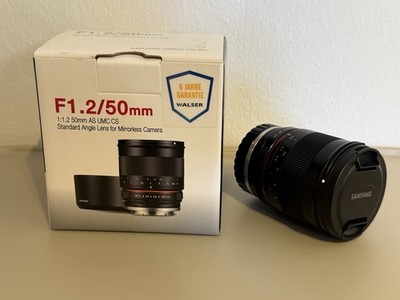 Samyang MF 50mm, f1.2, für Canon EOS M