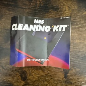 Nintendo NES Cleaning Kit &ndash; Control Deck Cleaner + Manual, Box, CIB, Manual