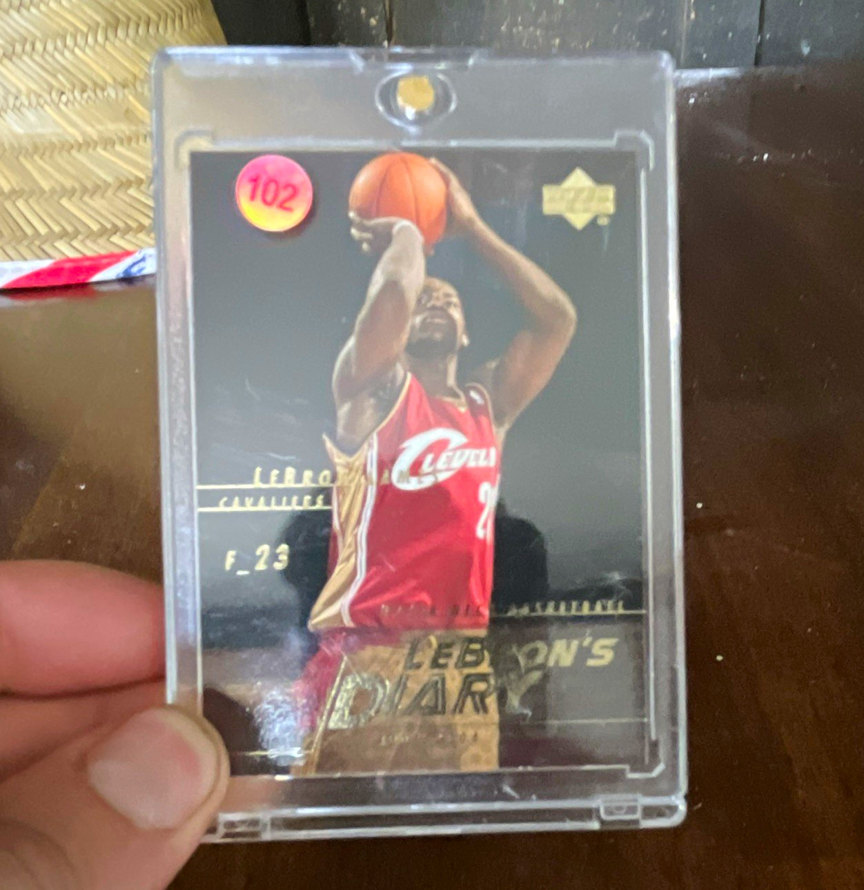Upper Deck 2003-04 LeBron James LeBron's Diary Insert LJ12 Cavaliers