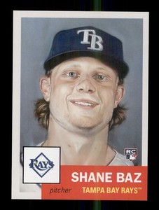 2022 TOPPS LIVING SET #571 SHANE BAZ ROOKIE RC TAMPA BAY RAYS