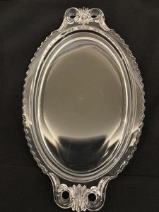 Clear Glass Tray 8.5 Inches By 5 Inches, .5 Inches Deep No Manufacturer’s Mark