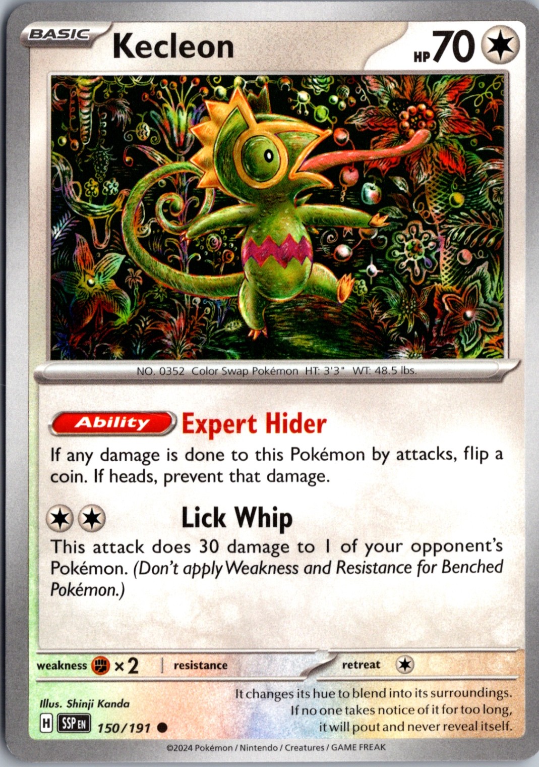 Kecleon - Normal Common SV08: Surging Sparks 150/191 NM