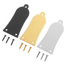 3 Pcs Guitar Truss Rod Cover Replacements Acoustic Covers Bass Neck Plate