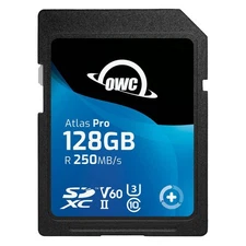 OWC / Other World Computing Atlas Pro 128GB SDXC UHS-II V60 Memory Card