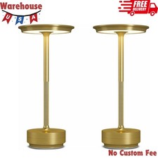 2 Pack Cordless Table Lamps Rechargeable, 5000mAh Portable LED Table Light