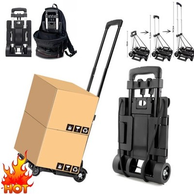 Heavy Duty Platform Cart Dolly Folding Moving Luggage Hand Truck Trolley 70lbs