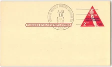 US #UX44 Philatelic Convention Station, Long Beach CA, 1957