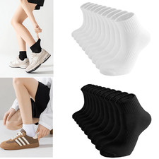 6  Women's Thin Cotton Crew Socks Soft Above Ankle Bootie Casual Dress Socks USA