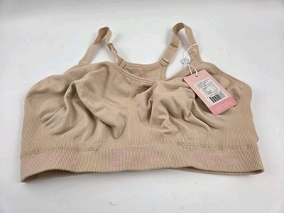Cake Lingerie Cotton Candy Seamless Everyday Maternity Bra Nude Large