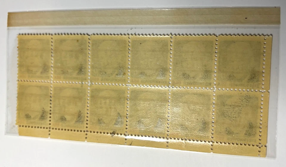 1971 Eisenhower USA Plate Block / 12x 8c Stamps, Sc#1394, MNH, Austin Tx Overlay - Image 4 of 4