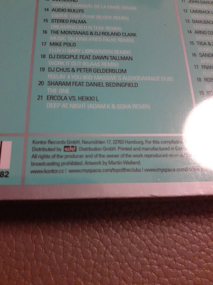 3 CD Kontor - Top Of The Clubs - Volume 40 - Various Sampler - Neu und OVP - Bild 4 von 4