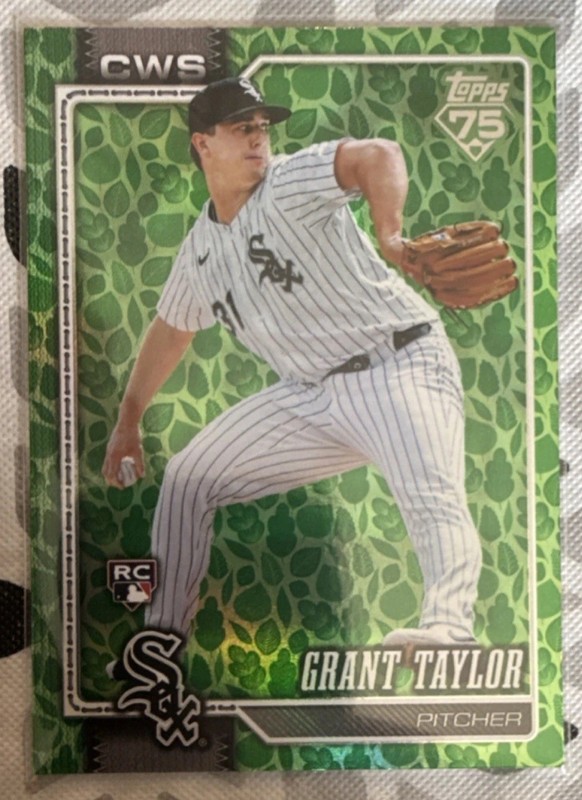 Topps Series 1 Chicago White Sox #49 Grant Taylor Rookie Green Foil 2026