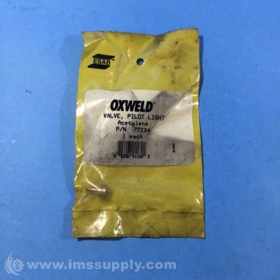 Esab 77Z34 Oxweld Valve, Pilot Light, Acetylene FNFP