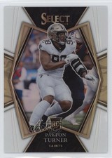 2021 Panini Select Premier Level White Prizm 35/35 Payton Turner #188 1b7y