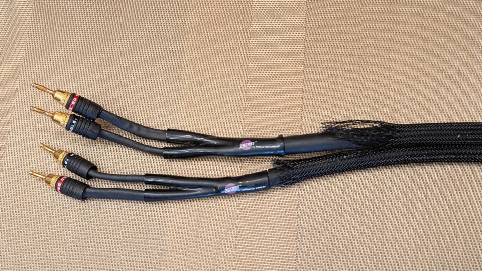 Cables de altavoz Monster Cable serie Z bicable paso alto paso bajo 10 pies *LEER* Foto 2 de 4