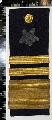 US Navy USN Three Star Vice Admiral Bullion Shoulder Board
