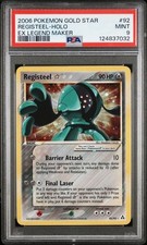 2006 Pokemon Gold Star Legend Maker #92 Registeel Holo PSA 9 MINT CHIPPED SLAB!! on eBay
