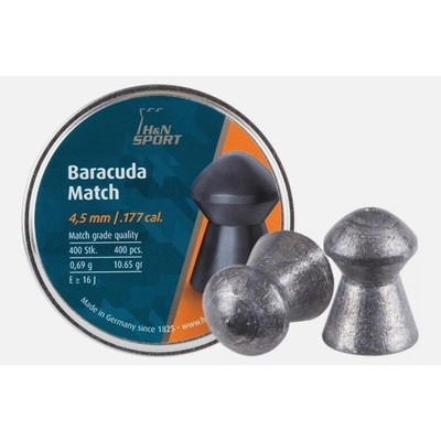 H und N Baracuda Match Pellets 0,177 10,65gr Größe 4,52