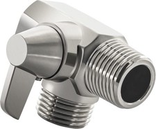 2 Way Shower Arm Diverter Valve for Hand Held Showerhead, Brushed Nickel
