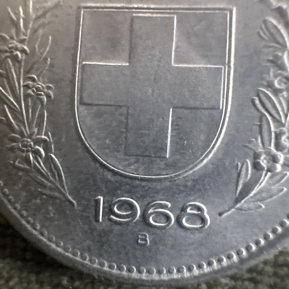 1966 B Switzerland Founding HERO WILLIAM TELL 5 Francs Silver Swiss Coin i96113 - Image 4 of 4