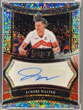 2024-25 Panini Select Ja'Kobe Walter Rookie Signature #RS-JAK Disco Prizm Auto