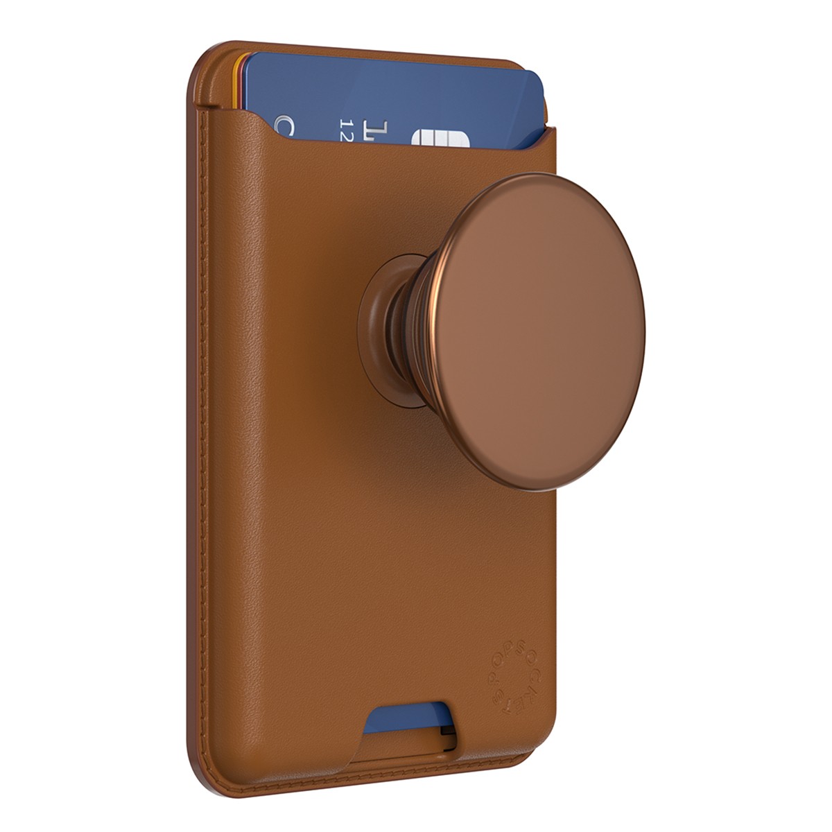 PopWallet étui portefeuille pour smartphone avec poignée selfie pour voyage et vidéo