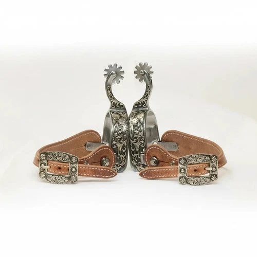 Professional's Choice 50th Anniversary PC 50 Spur Set - Swan Neck, 6-Point