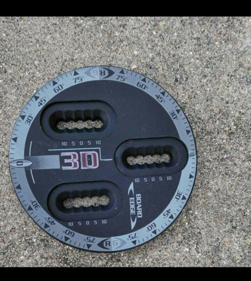 Burton Snowboard 3D Discs Set of 3, 10cm Diameter, Unisex Bindings