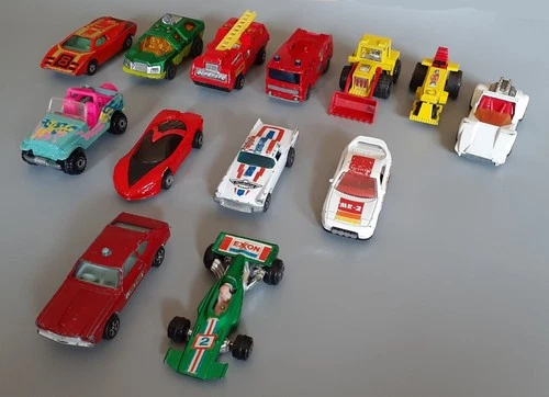 Lot of  13 VINTAGE diecast vehicles - 7 MATCHBOX  and 4 HOT WHEELS