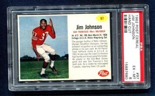 1962 Post #97 Jim Johnson (49ers) (RK)   PSA 6   (Flat Rate Ship)