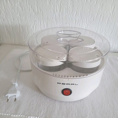 PEARL Joghurt-Maker,Joghurtbereiter  4 Portions-Gläsern je 150 ml,Neuwertig!für 