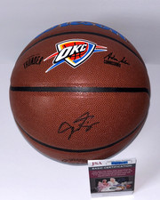 JALEN WILLIAMS FIRMATO OKC OKLAHOMA CITY THUNDER NBA WILSON LOGO BASKET JSA Y