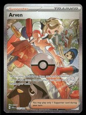 Arven 235/091 Special Illustration Rare Paldean Fates Pokemon Holo Near Mint on eBay