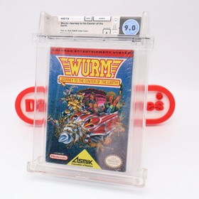 NES Nintendo WURM: JOURNEY TO CENTER OF THE EARTH -WATA GRADED 9.0 A NEW Sealed!