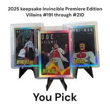 2025 Keepsake Invincible Season 1 Premiere Villains  #191-#210  You Pick