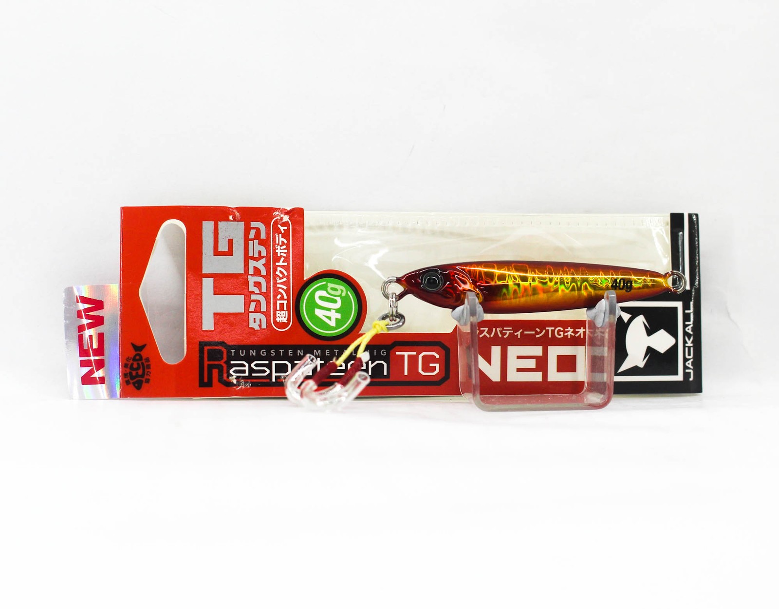 Jackall Metal Jig Raspateen TG Tungsten Neo 40 grams Red Gold Mag HL (8388)