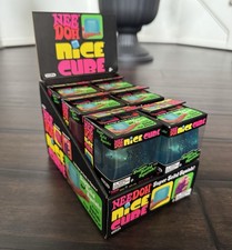  LOT OF 12 Full Case NeeDoh Nice Cube DISPLAY Squish Toy Nee Doh AUTHENTIC