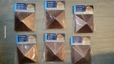 DecKorators Copper Finish Post Cap Fits A Nominal 4 in x 4 in Post Pack Of 6 NEW