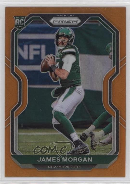 2020 Panini Prizm Rookie Orange Prizm 224/249 James Morgan #356 Rookie RC 13c1