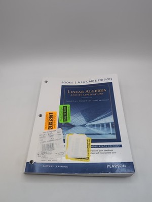 Linear Algebra and Its Applications 5th ed loose leaf